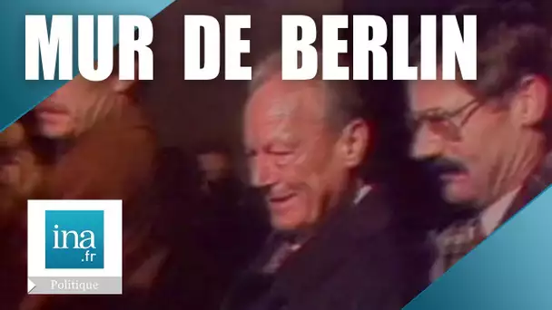 11 novembre 1989 : Willy Brandt franchit le Mur de Berlin | Archive INA