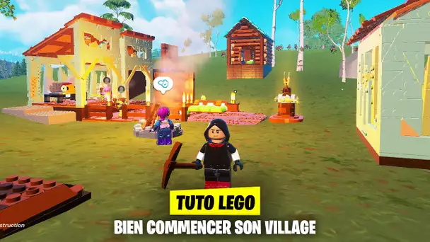 COMMENT BIEN COMMENCER SON VILLAGE SUR FORTNITE LEGO ! (CONSTRUIRE, RECRUTER DES VILLAGEOIS ...)