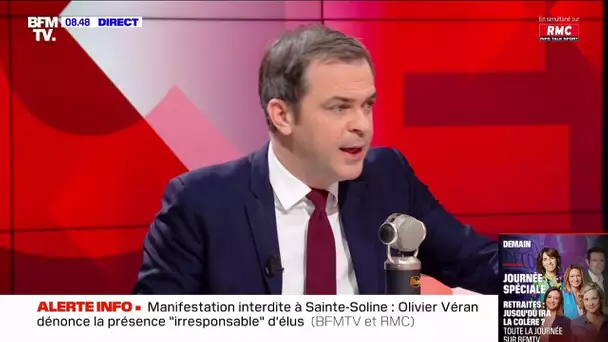 Sainte-Soline, réforme des retraites...: les propos d'Olivier Véran, porte-parole du gouvernement