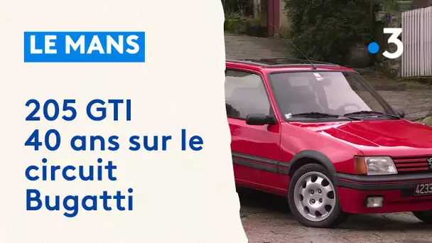 "C'est une voiture coup de cœur, on ne s’en lasse jamais", la 205 GTI fête ses 40 ans au Mans