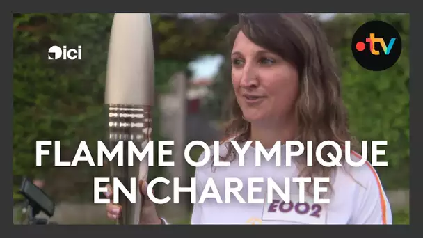 La flamme olympique de Pais 2024 traverse le département de la Charente