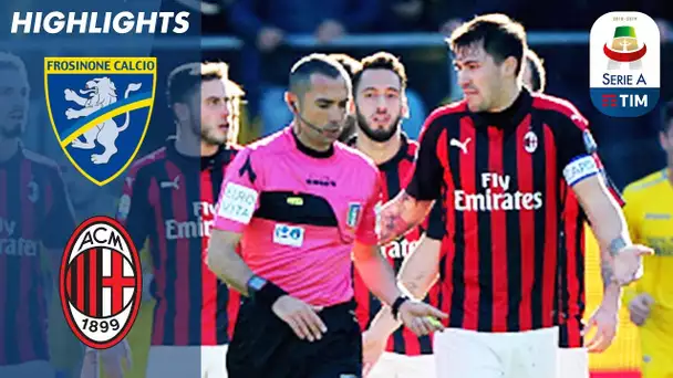 Frosinone 0 - 0 Milan | Il Milan non esce dalla crisi: a Frosinone è solo 0-0 | Serie A