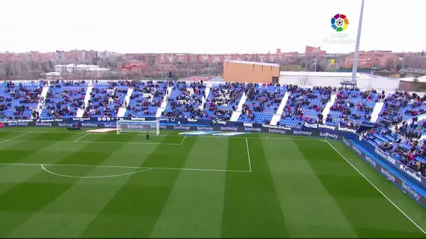 Calentamiento CD Leganés vs Real Sociedad