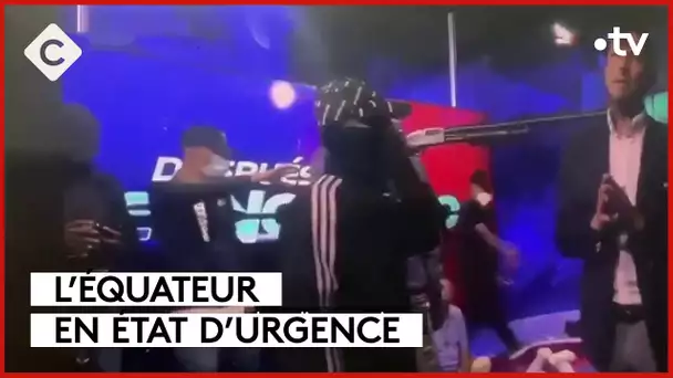 Prise d’otages en direct : l’Équateur en état d’urgence - La Story - C à Vous - 10/01/2024