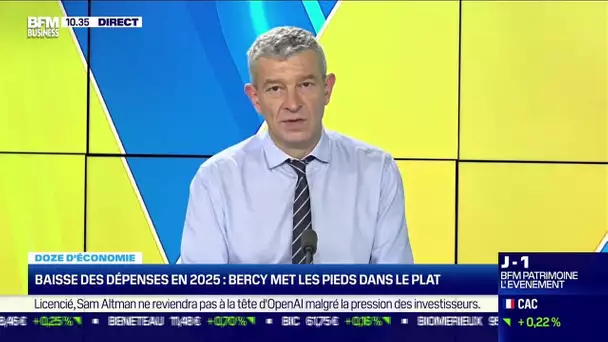 Doze d'économie : Baisse des dépenses en 2025, Bercy met les pieds dans le plat