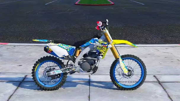 GTA 5 - MOTOCROSS CRAZY STUNT !?