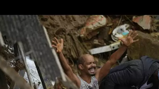 Intempéries au Brésil : le bilan s'alourdit après des coulées de boue à Petropolis