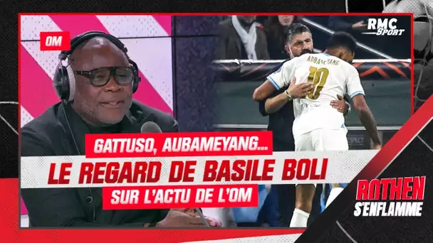 OM : Gattuso, Aubameyang... le regard de Basile Boli sur l'actualité marseillaise