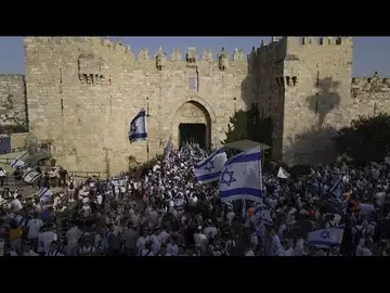 Échauffourées à Jérusalem : tensions à l'occasion de la "marche des drapeaux"