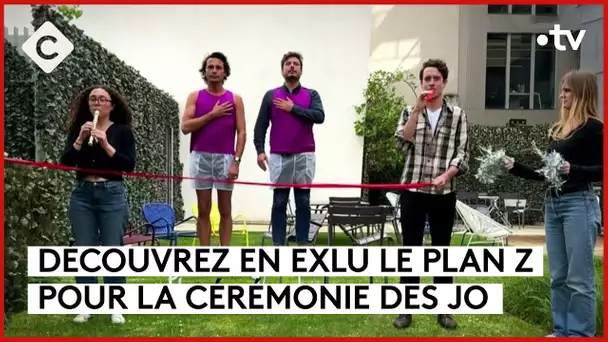 Les images du Plan Z de la cérémonie d’ouverture des JO en exclu - L’ABC - C à Vous - 16/04/2024