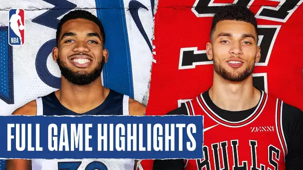 TIMBERWOLVES at BULLS | FULL GAME HIGHLIGHTS | January 22, 2020