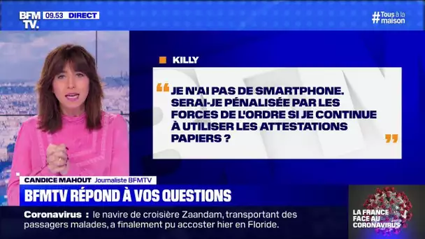 Je n'ai pas de smartphone, puis-je continuer d'utiliser les attestations papiers ? BFMTV vous répond