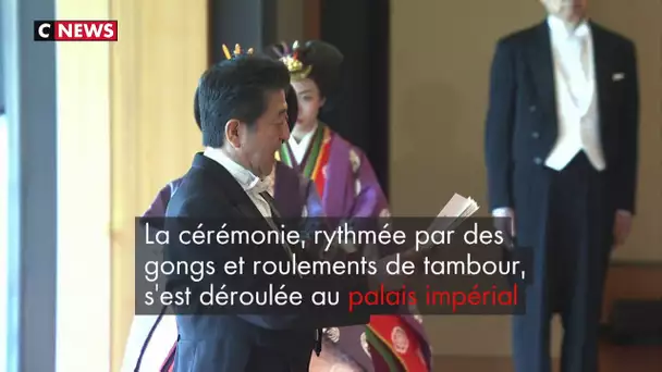 Japon : l'empereur Naruhito proclame son intronisation