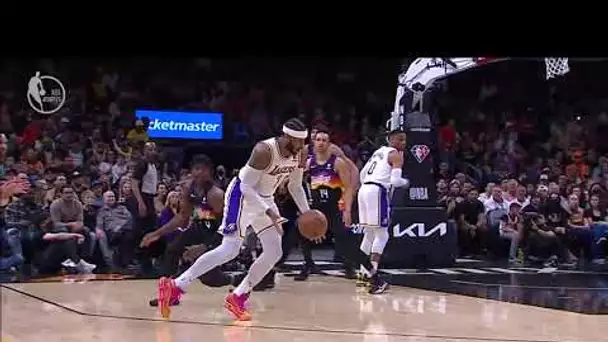 Melo Shows Off The Moves On A Turnaround Jumper!