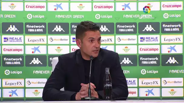 Rueda de prensa Real Betis vs Elche CF