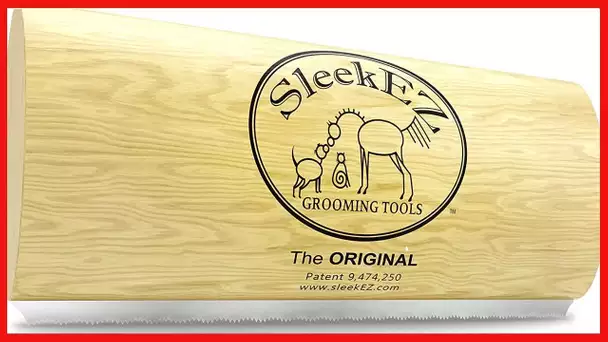 SleekEZ Original Deshedding Grooming Tool for Dogs, Cats & Horses - Undercoat Brush