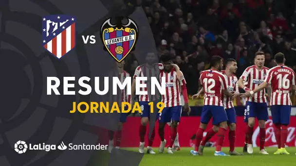 Resumen de Atlético de Madrid vs Levante UD (2-1)