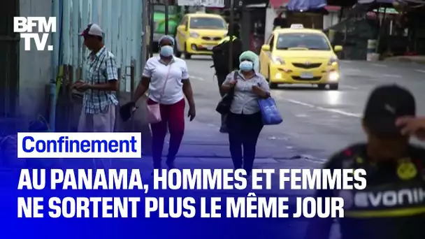 Confinement: hommes et femmes alternent les jours de sortie au Panama