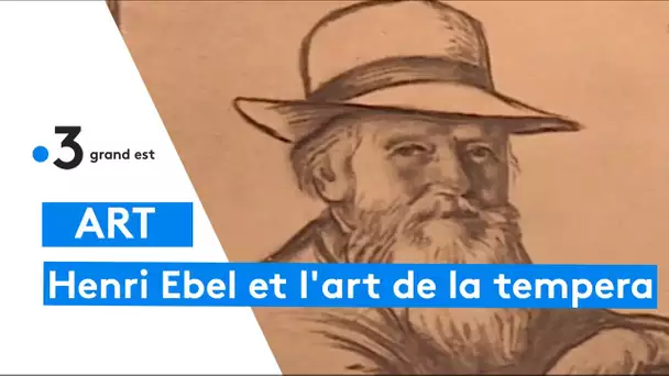 Henri Ebel, artiste-peintre qui utilisait la technique de la tempera