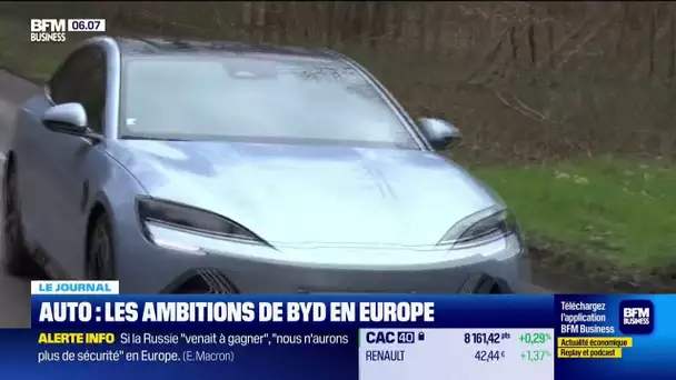 Voiture électrique: les ambitions de BYD en Europe