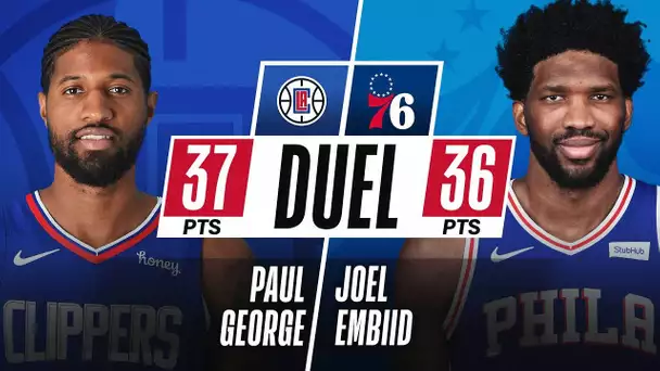 Embiid (36 PTS) and PG (37 PTS) DUEL in Philadelphia! ⚔️