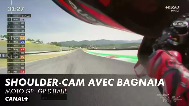 Shoulder-Cam avec Pecco Bagnaia - Moto GP