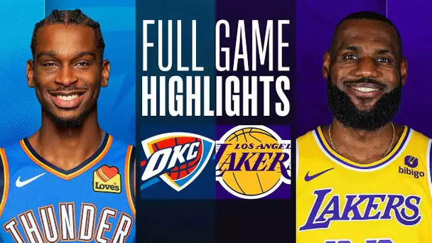 THUNDER at LAKERS | FULL GAME HIGHLIGHTS | January 15, 2024