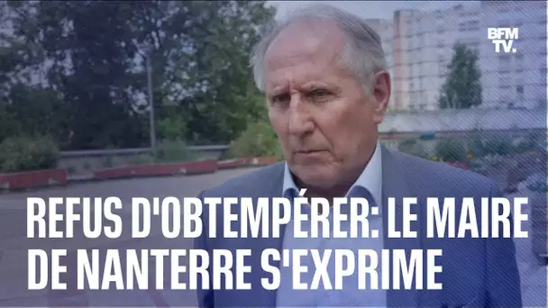 Mineur tué lors d'un refus d'obtempérer: le maire de Nanterre s'exprime