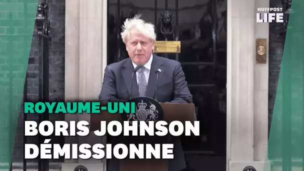 Le Premier ministre Boris Johnson annonce sa démission