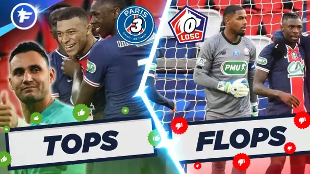 PSG-Lille (3-0) : chirurgical Mbappé, monstrueux Navas, l'erreur de Maignan | Tops et Flops