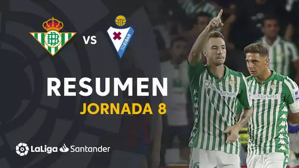 Resumen de Real Betis vs SD Eibar (1-1)