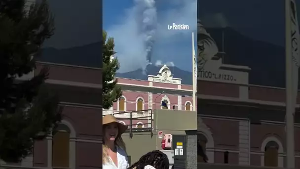 L'impressionnante éruption de l'Etna
