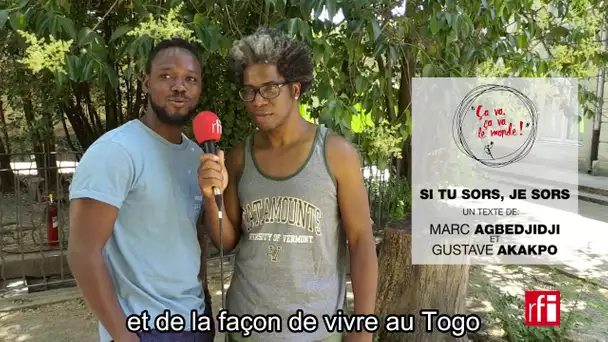 Marc Agbedjidji et Gustave Akakpo présentent "Si tu sors, je sors" #FDA16