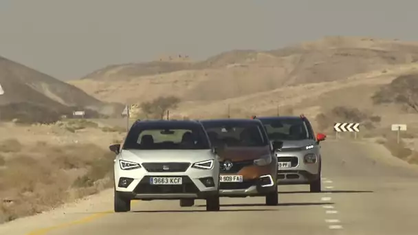 Bras de fer entre le Seat Arona, le Citroën C3 Aircross et le Renault Captur