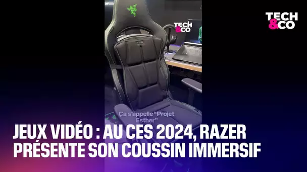 Jeux vidéo : au CES 2024, Razer présente son coussin immersif