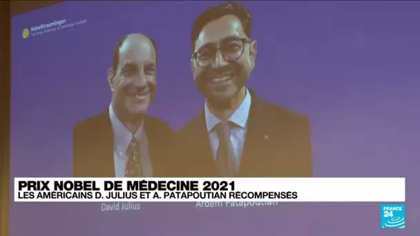 Le Nobel de médecine à un duo américain spécialiste du toucher • FRANCE 24