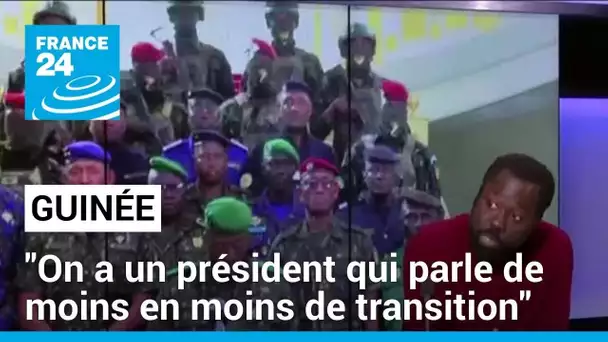 Guinée : "On a un président qui parle de moins en moins de transition" • FRANCE 24