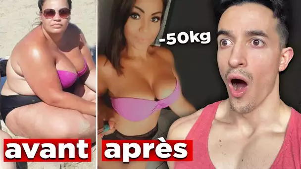 CHOQUANTE TRANSFORMATION AVANT APRÈS ! (Elle perd 50 kilos !)