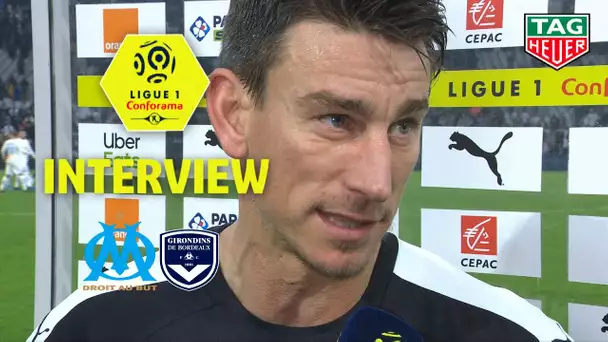 Interview de fin de match :Olympique de Marseille - Girondins de Bordeaux ( 3-1 )  / 2019-20