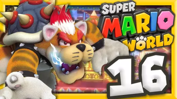 BOWSER SE TRANSFORME EN CHAT ! | SUPER MARIO 3D WORLD EPISODE 16 CO-OP NINTENDO