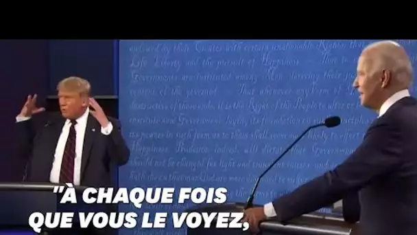 Lors du débat, Trump se moquait encore du masque de Biden