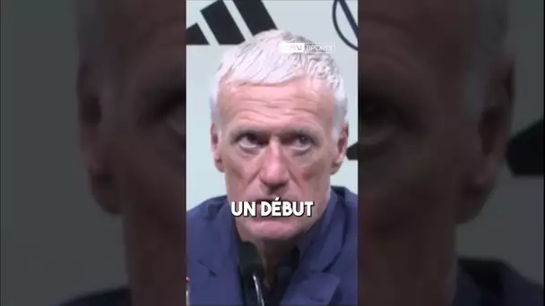 🇫🇷🗨️ Didier Deschamps : "Un début de match catastrophique" #Shorts