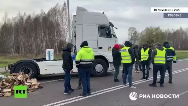 🇵🇱 Pologne : des poids lourds bloquent le passage vers l'Ukraine