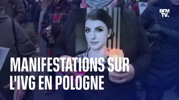 Manifestations en Pologne après la mort d'une femme enceinte