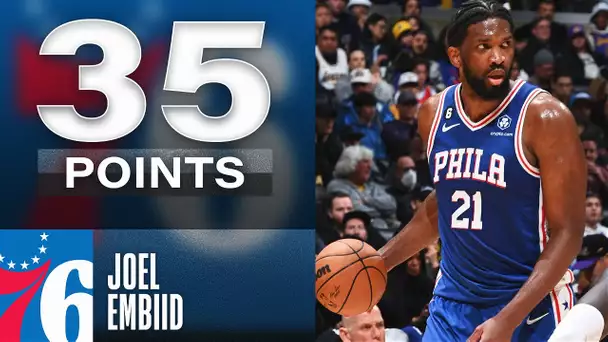 Joel Embiid's STRONG Double-Double performace against the Lakers! | January 15, 2023