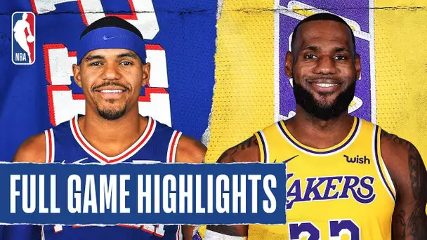 76ERS at LAKERS | FULL GAME HIGHLIGHTS | March 3, 2020