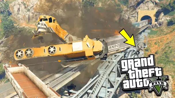 COLLISION DE TRAIN SUR GTA 5