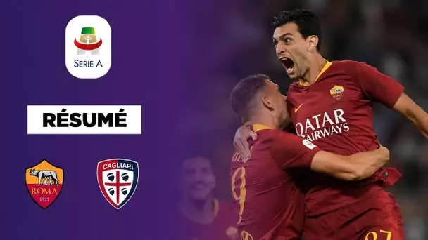 Résumé : La Roma étrille Cagliari, Pastore buteur !