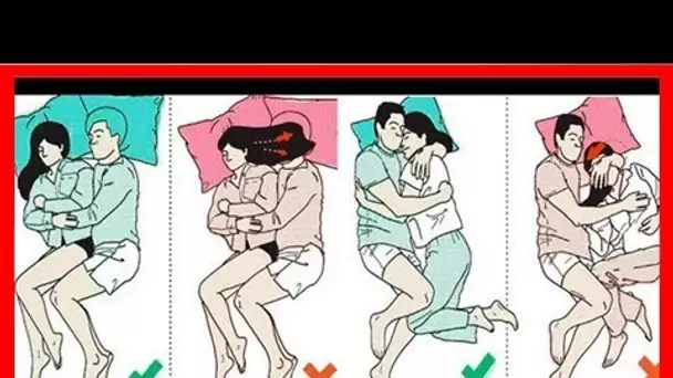 4 Positions pour mieux dormir en couple
