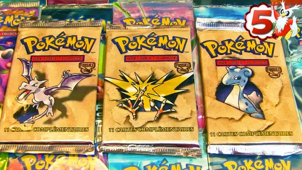 Ouverture de 3 Boosters Pokémon FOSSILE ULTRA-RARE ! NOËL POKEMON #5